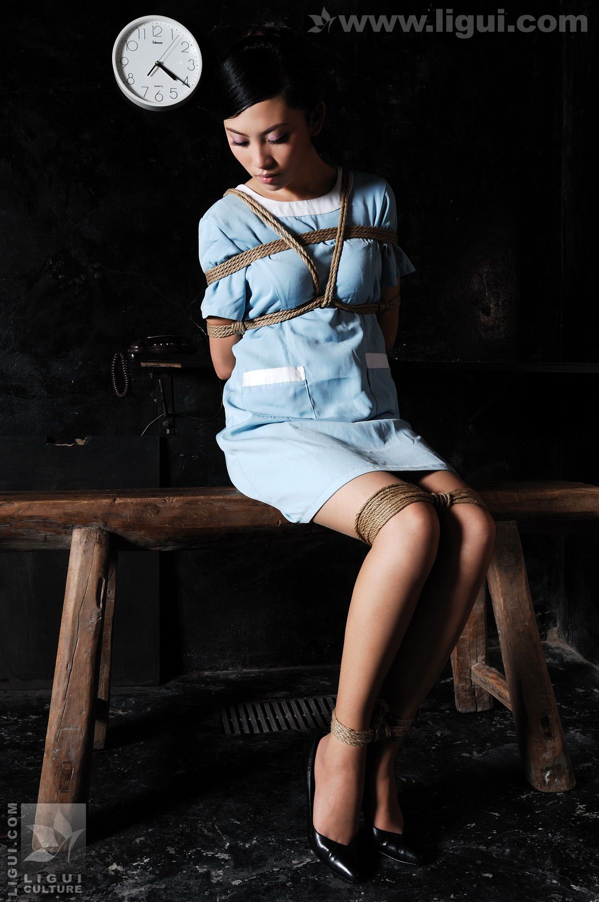 Model 左左《捆绑中的缠绵诱惑》  美腿玉足写真图片-图20