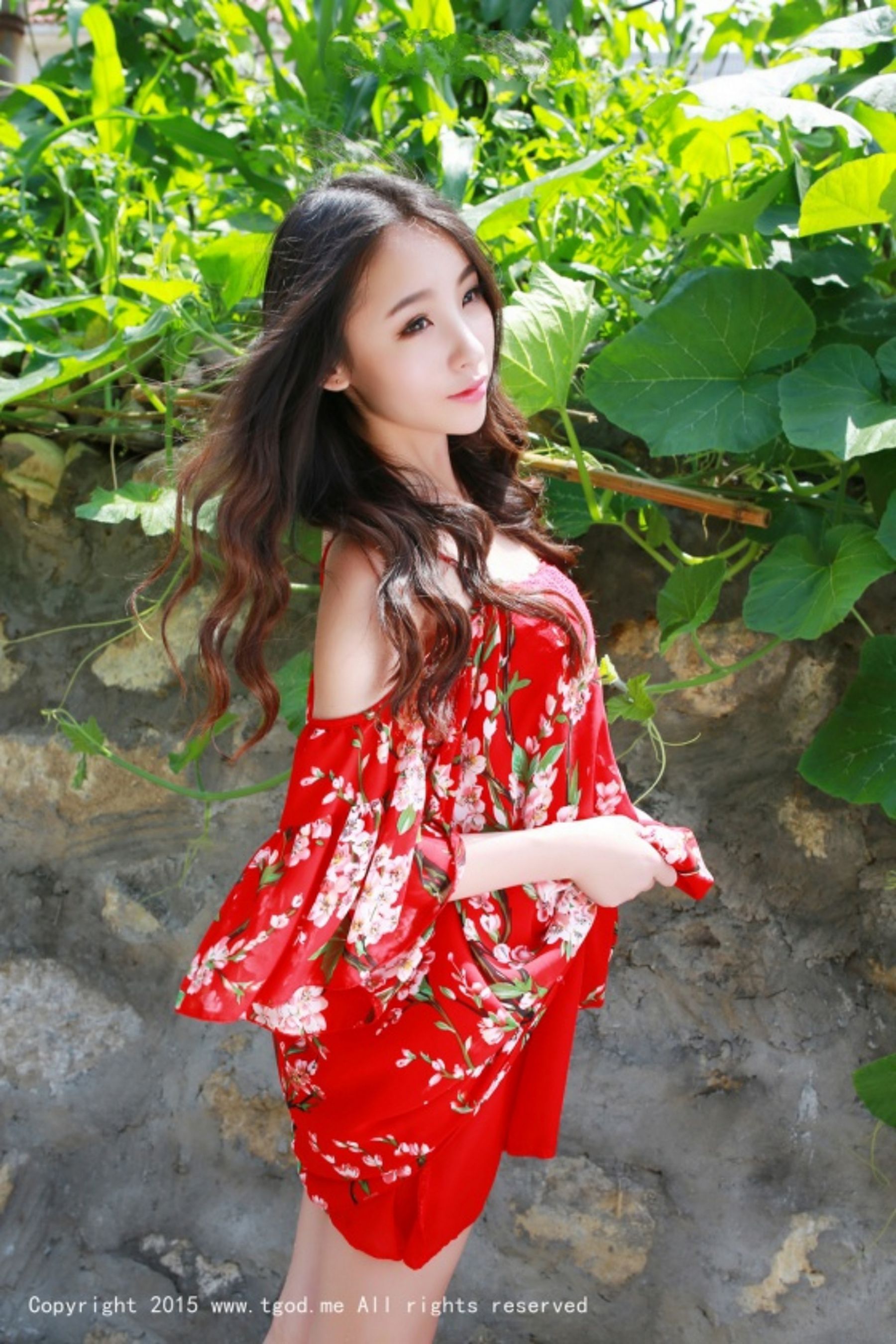 俏皮邻家姑娘梓萱Crystal《清新小溪》  写真集-图29