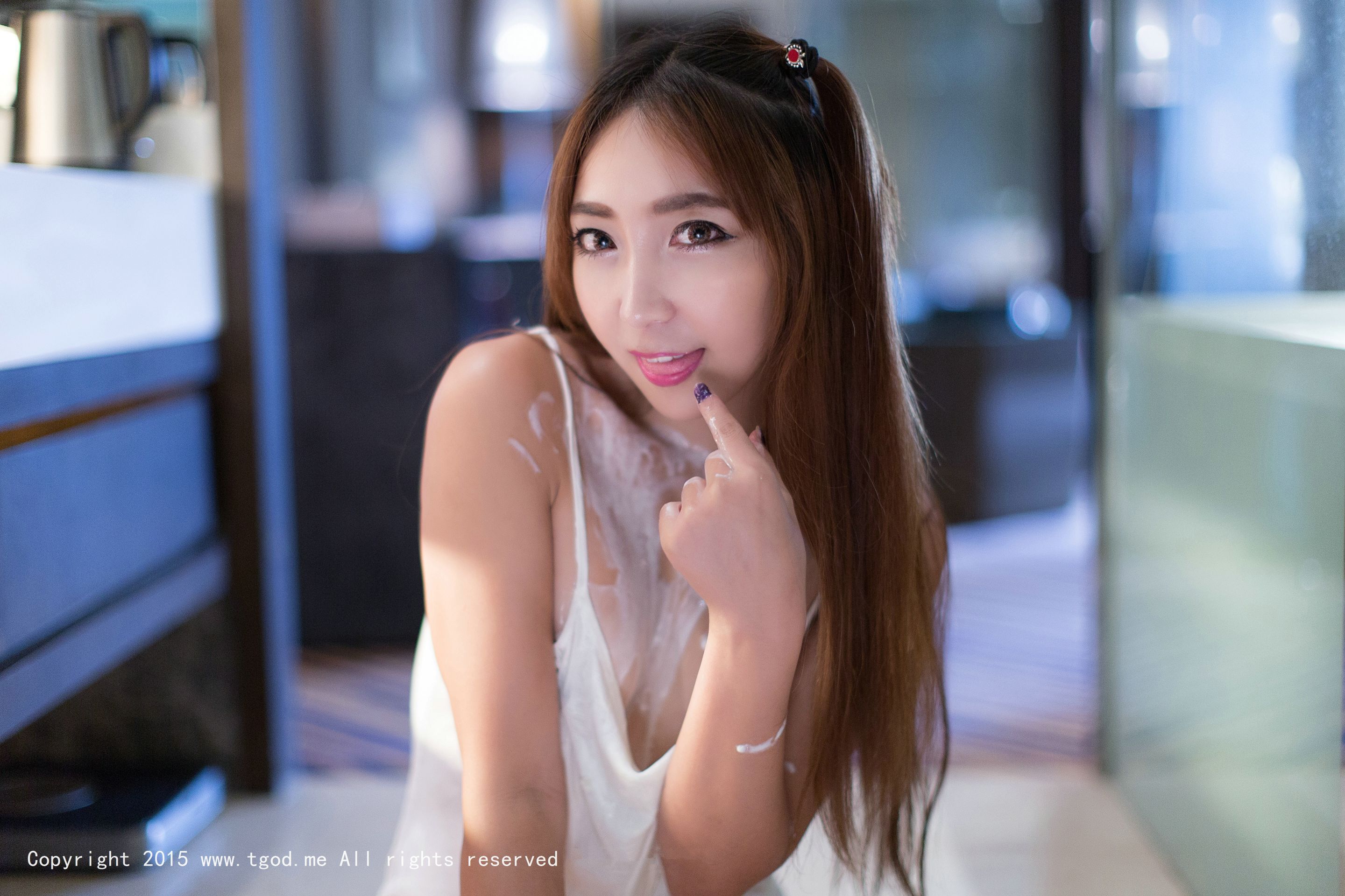 黄歆苑chobits 《夏日性感私房》黑丝、教鞭、浴室系列  写真集-图37