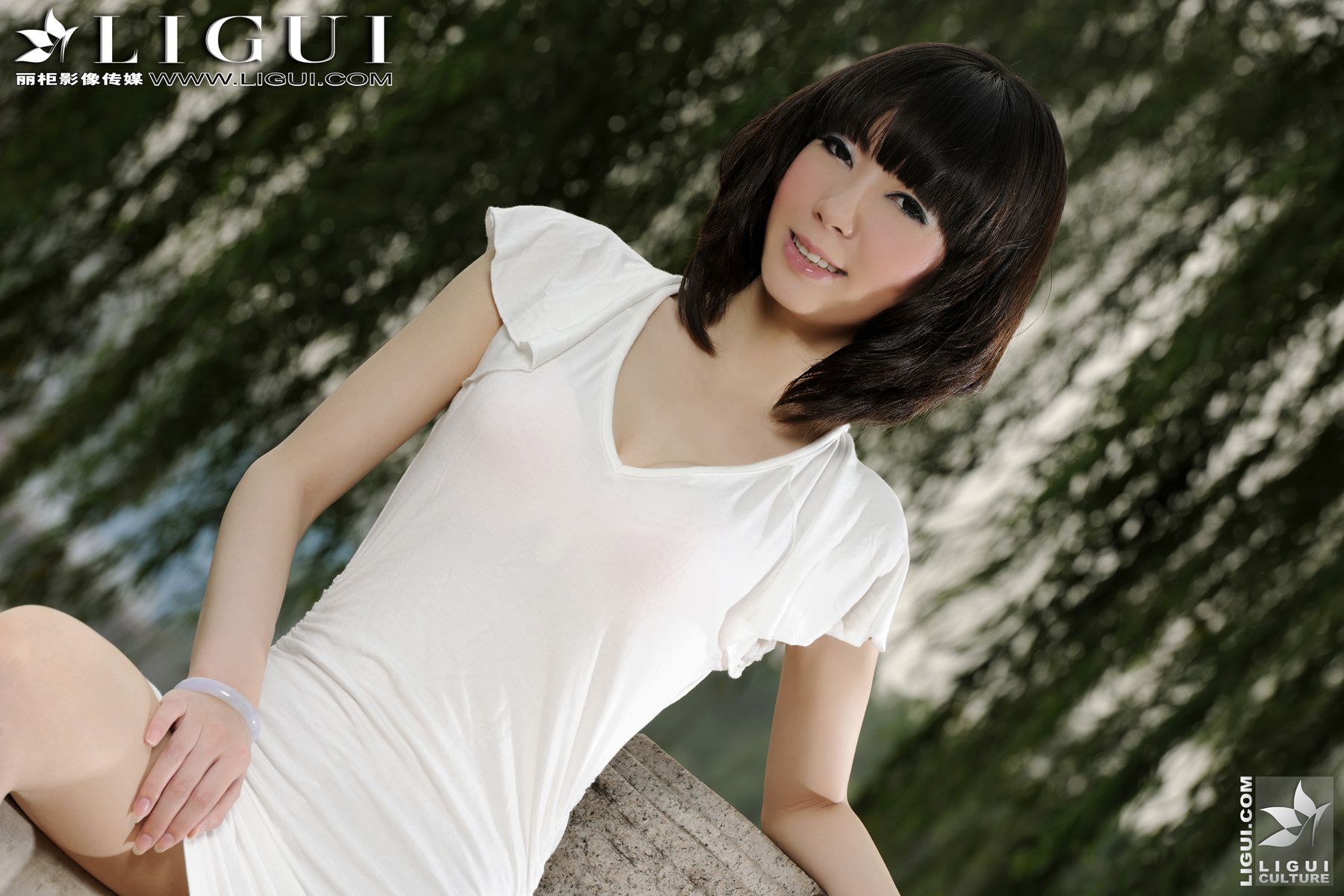 Model 乐乐《丝足戏水》  美腿玉足写真图片-图16