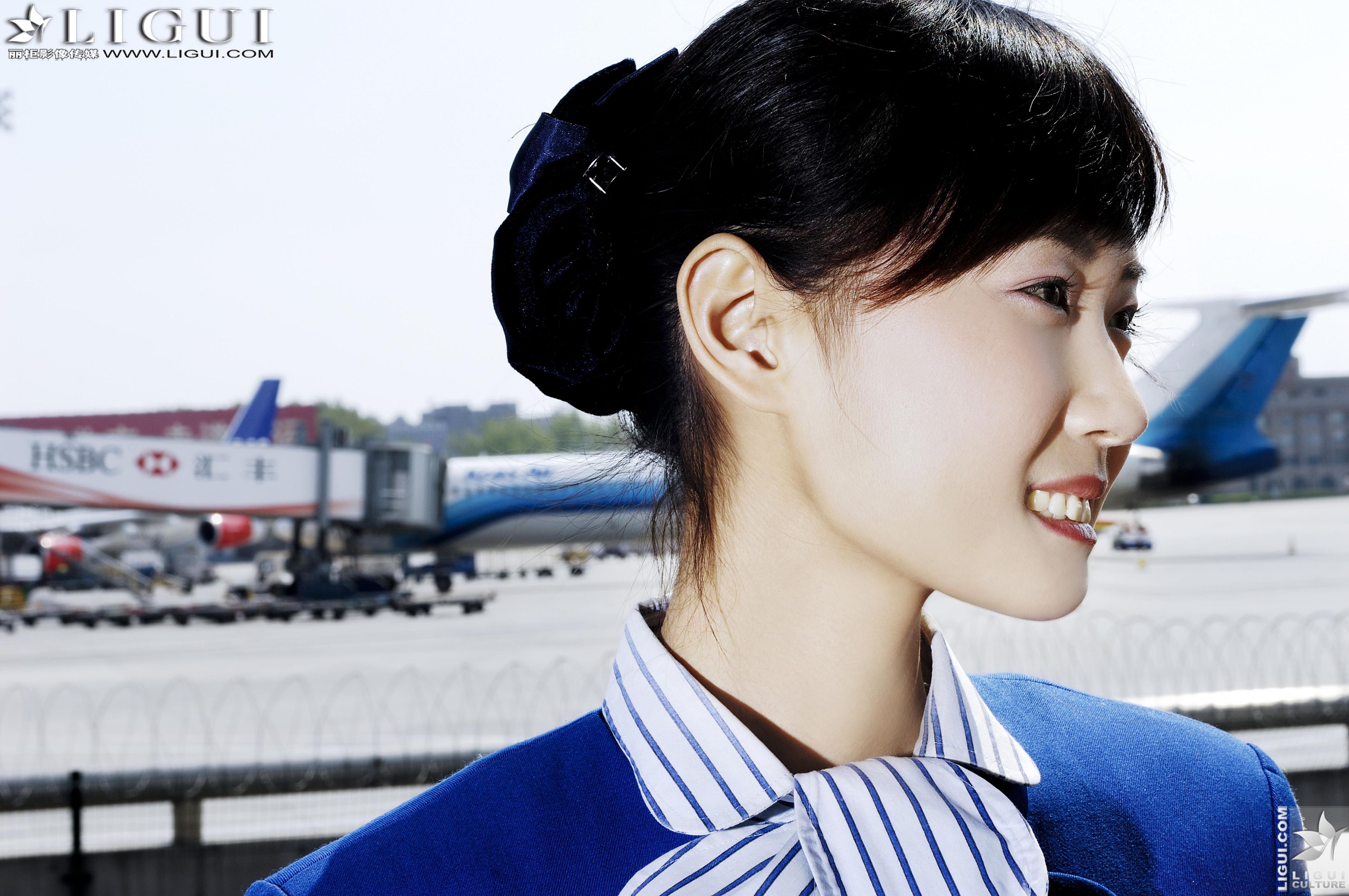Model 婷婷《空姐系列》  美腿丝足写真图片-图36