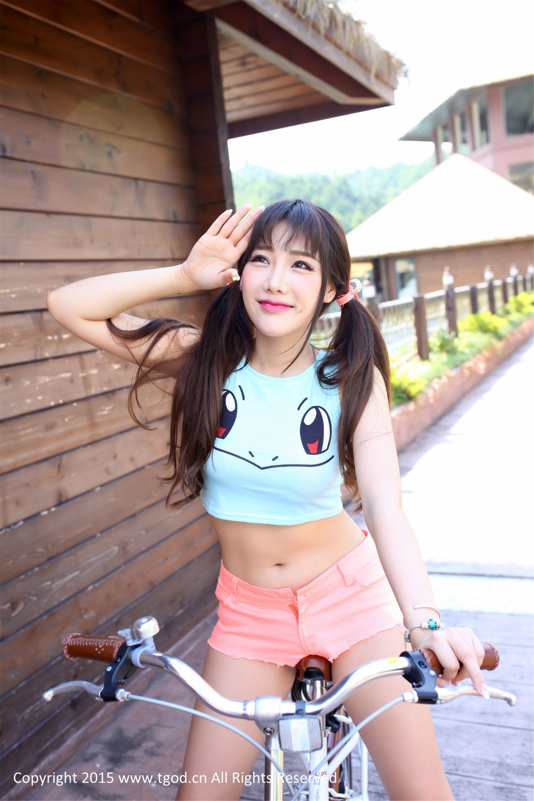 Akiki朱若慕《云曼旅拍 》热裤俏妹子  写真集-图7