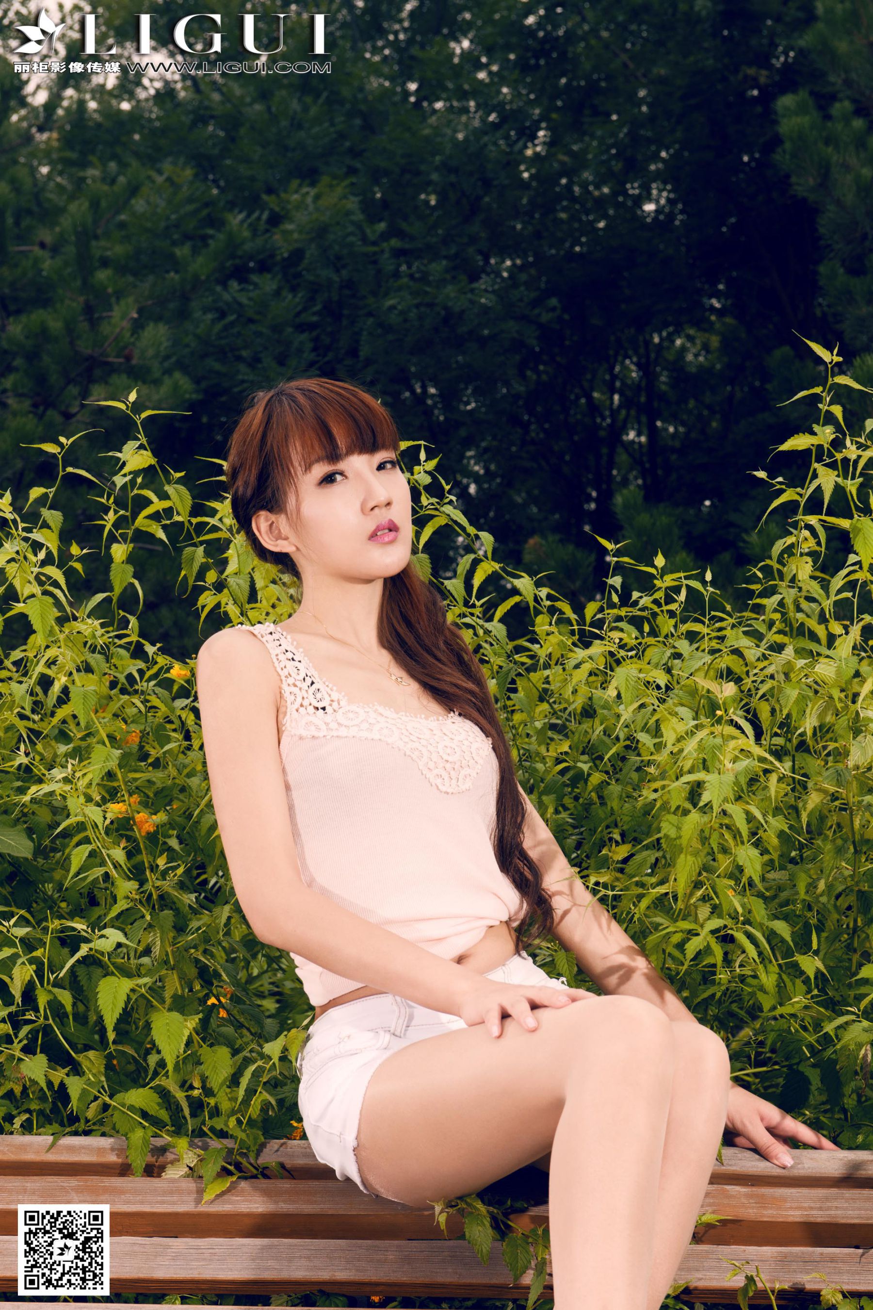 Model 司琪《极品唯美公园外拍》美腿玉足写真图片-图35